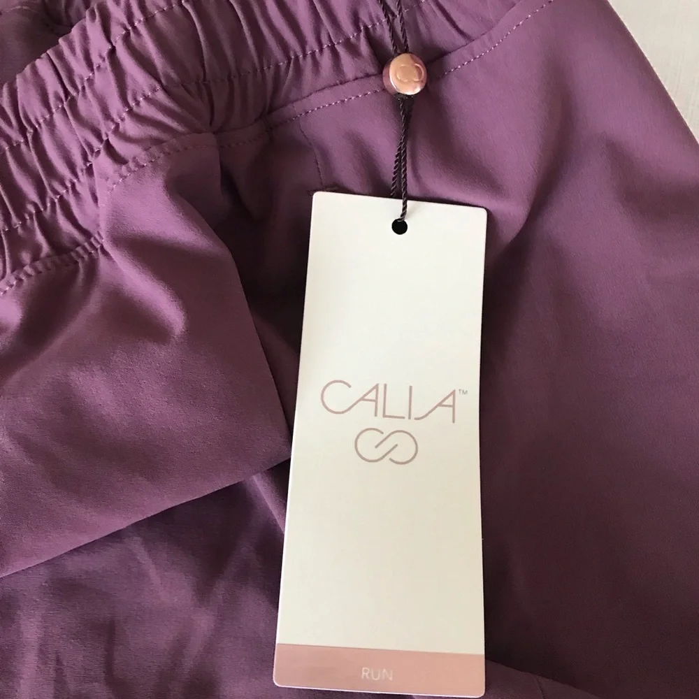 CALIA Women's Mid Rise Infinity Run Short, NWT, Mauve